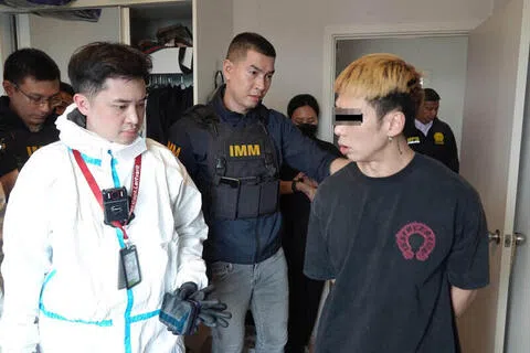 狮城男涉毒和威胁女友，在泰国被捕。（取自脸书）