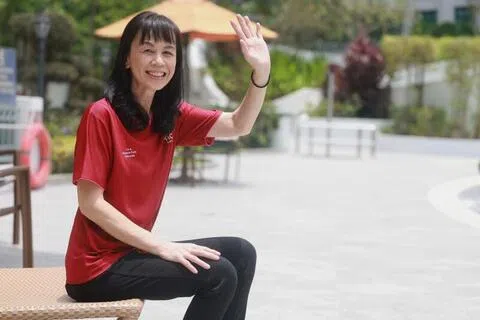 作为慈怀护理志愿者，李润馨希望在其他临终病人和家属面临挑战时，给予陪伴和支持。（纪允贤摄）