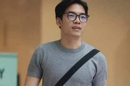 被告吴俊福骗了受害者近20万元。（纪允贤摄）