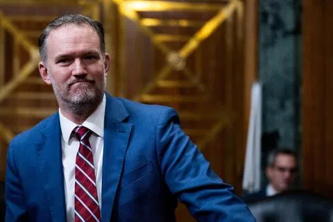 美国贸易代表格里尔承诺，在制定产能过剩新关税时将把与各贸易伙伴已商定的关税上限考虑在内。图为他今年7月在参议院出席听证会的档案照片。（路透社）