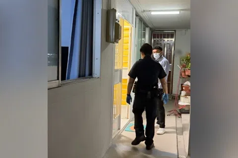 阿叔在屋内过世成腐尸。（曾美玲摄）