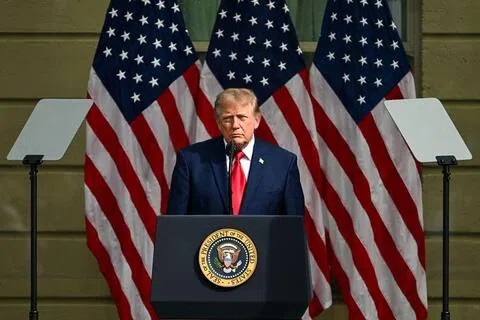 美国总统特朗普周三称，伊朗有意达成协议，并称美国已直接从伊朗方面获悉这一意向。（彭博社档案照片）