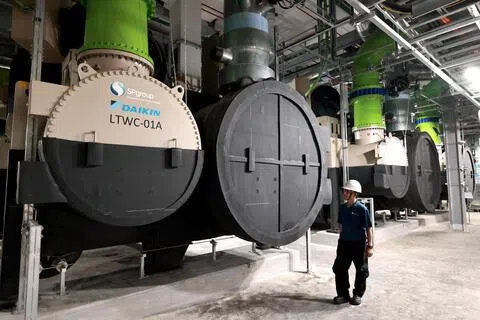 新加坡区域供冷系统陆续见效 多区域可省二到四成电力