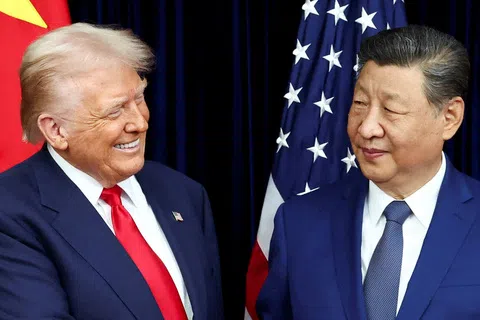 中国国家主席习近平（右）应美国总统特朗普邀请，将于9月23日至9月25日对美国进行国事访问。（路透社）