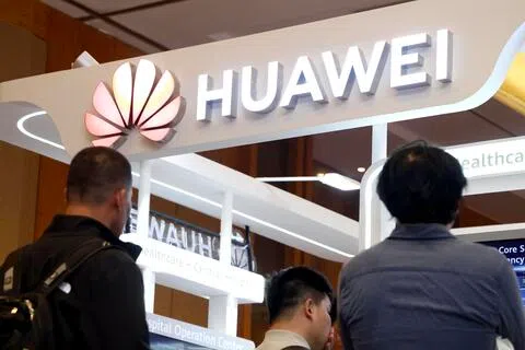 中国科技巨头华为据报已参加埃及政府建设大型人工智能（AI）算力中心的项目招标，引发华盛顿的警觉。（郑一鸣摄）