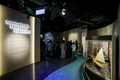 新加坡国家博物馆翻新后的“新加坡历史展厅”将在10月10日重新开放。（叶振忠摄）