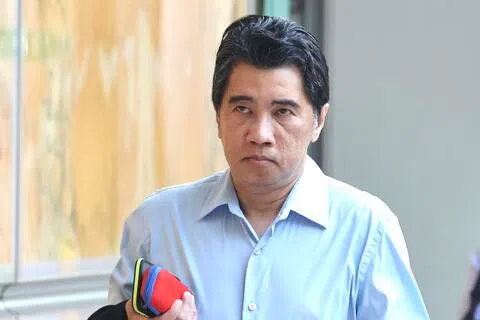 林智强被指在2021年11月23日傍晚，在海峡唱片办公室内非礼一名25岁女子的胸部。他不服被判罪成和坐牢13个月，星期五（9月11日）上诉至高庭。（邬福梁摄）