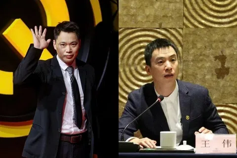 中国羽毛球协会副主席夏煊泽（左）、原副主席王伟（右）同一天官宣被查。（互联网）