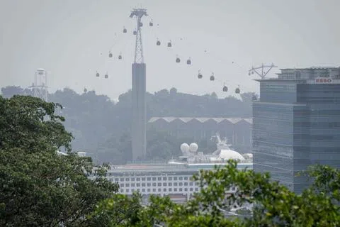新加坡每隔几年就被烟霾问题困扰。（法新社）