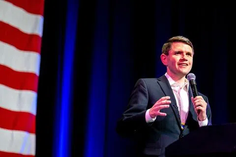 共和党超级政治行动委员会斥资约710万美元，用于投放针对民主党候选人塔拉里科的攻击性广告。（法新社）