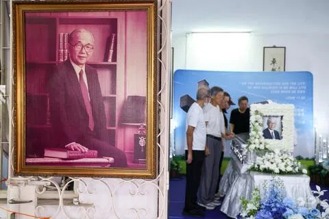 本地建筑业先驱卓诚实星期四（8月27日）因心脏衰竭逝世，享年106岁。（陈渊庄摄）