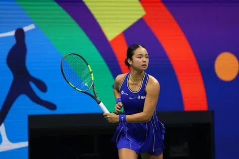 亚历山德拉到日本参加亚运会前，也会来狮城参加新加坡网球公开赛。（法新社）