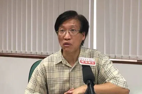 澳门特区首宗闭门审讯的国家安全案件星期三（9月16日）开庭审讯，被告是民主派前立法会议员区锦新。（取自区锦新脸书）