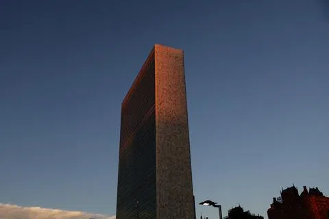 图为2022年，位于美国纽约的联合国总部大楼。（路透社档案照片）