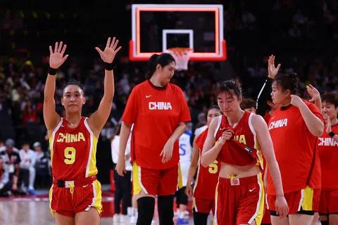 中国靠女篮拿下一枚铜牌，未能完成亚运会开始前制定的四金目标。（路透社）