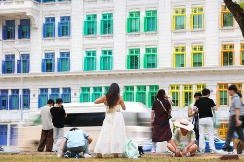 中国仍是我国最大的客源市场，8月访新游客量达43.5万人次，同比增加9%。（何家俊摄）