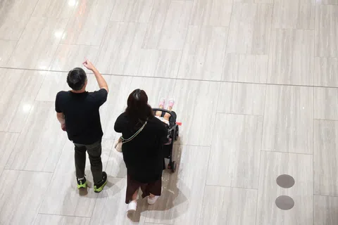 新加坡生育率每况愈下。（李冠卫摄）