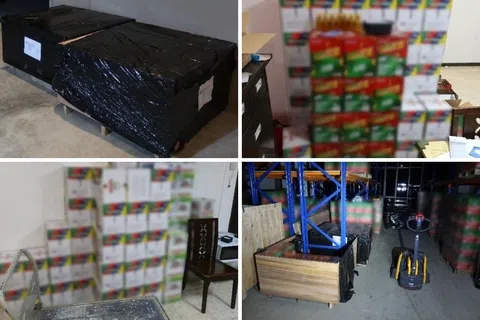 中国籍男子韩孝阳从中国进口2万8236瓶漏税啤酒，被判罚款56万元。（新加坡关税局提供）