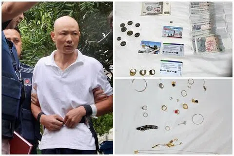 被告黄晓宗承认两项破门行窃罪，另一项则交由法官下判时一并考虑，于星期五（8月14日）被判监44个月。（档案照片）