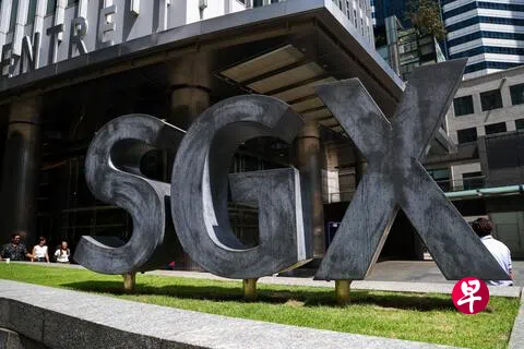 新加坡海峡时报指数一度跌超1%，后收窄至跌0.82%。（档案照片）