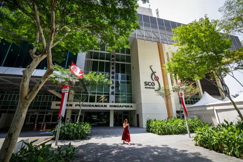 新加坡华族历史文化馆将设在新加坡大会堂的第一与第二层。（叶振忠摄）