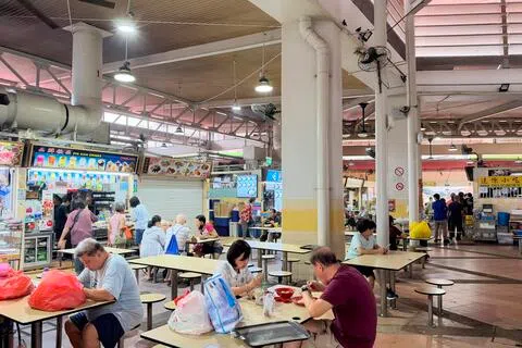 西部空污指数居高 小贩中心人流减少