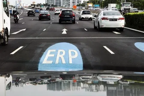 ERP实体闸门10月起陆续拆除 路面蓝色椭圆形新标识出炉