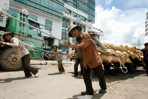 连接中国的越南铁路系统总成本预计约达111亿美元，将从越南北部边境老街省出发。老街省（图）紧邻中国云南省河口县。（档案照片）