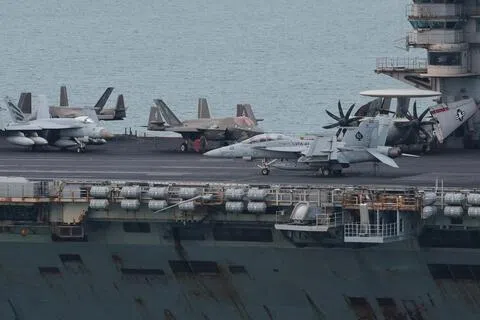 F-35隐形战斗机机是美国洛克希德·马丁公司设计生产的单座、单发动机第五代隐身多用途战机。（路透社）