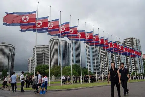 韩美日等11国星期五（7月31日）发布联合声明警告，朝鲜I​​T人员冒充其他国家公民，在线上平台获取工作机会并赚取收入，随后将资金汇回政府机构。（法新社档案照片）