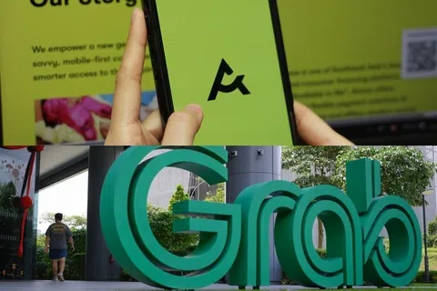 Grab正在洽谈收购新加坡先买后付服务商Atome&nbsp;Financial的多数股权。（档案照片）