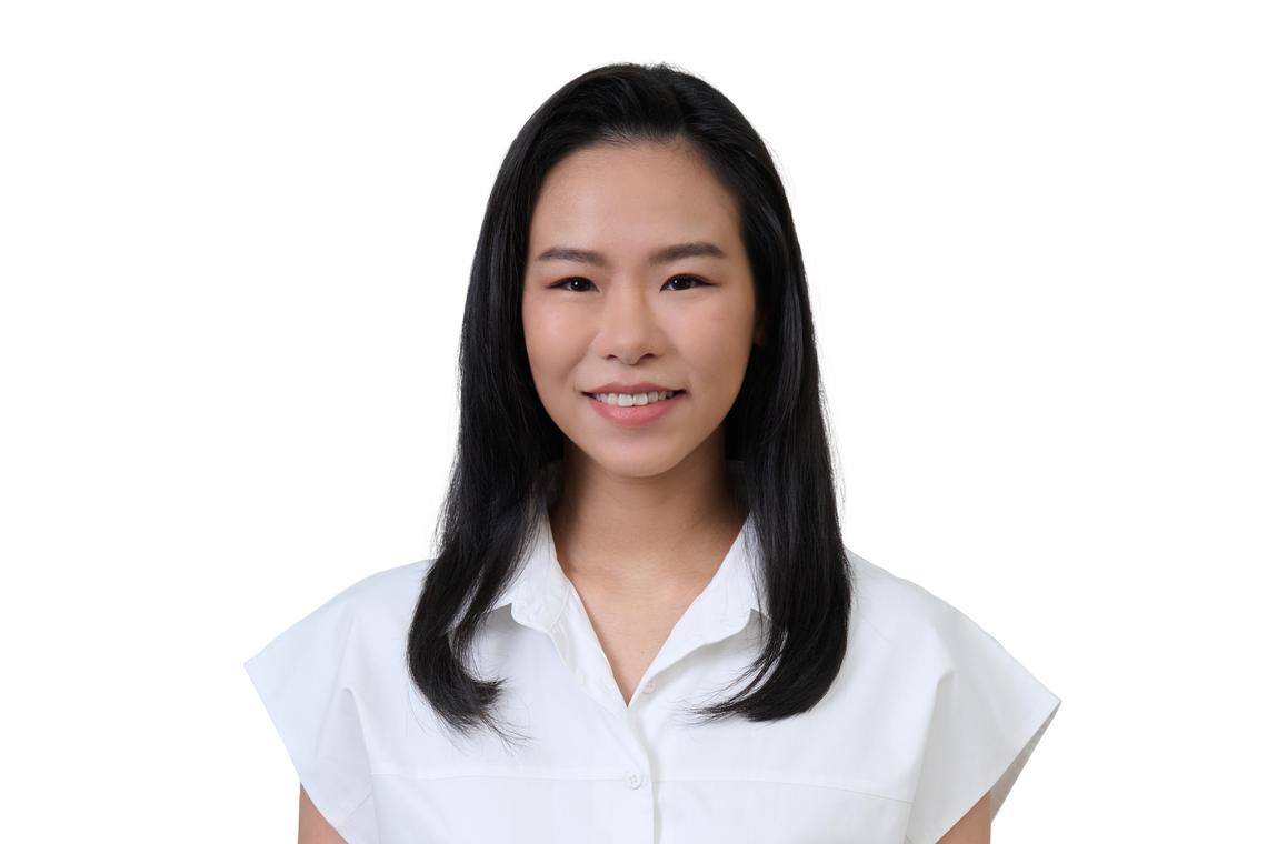 饮食集团Creative Eateries企业事务和人力资源总监王诗佳(Bernadette Giam,39岁)是人民行动党的盛港集选区候选人之一。(人民行动党提供)
