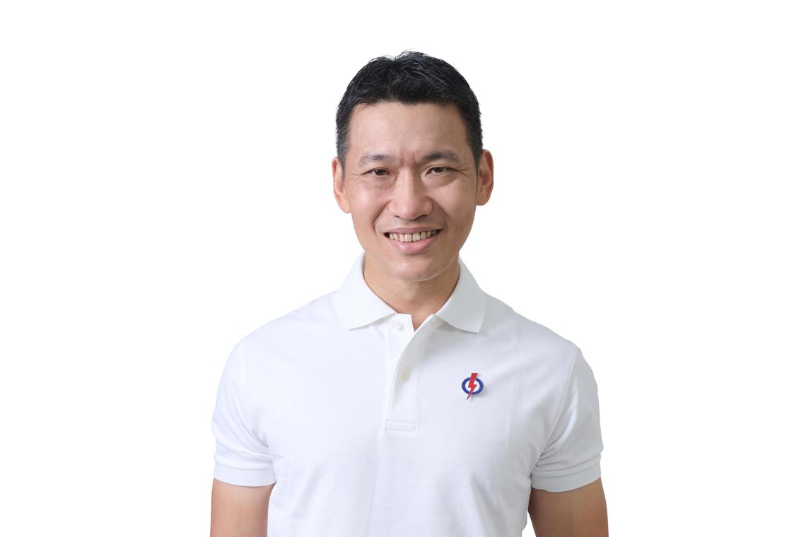 前陆军总长梁振伟(David Neo,48岁)是人民行动党的淡滨尼集选区候选人之一。(人民行动党提供)