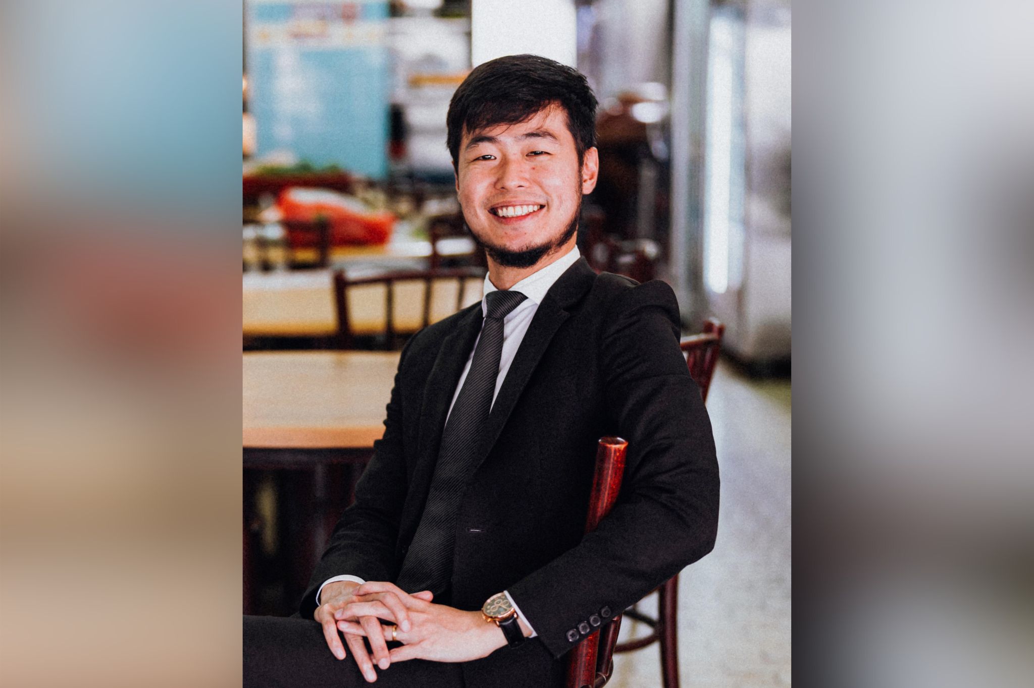 赢必胜法律事务所黄国彦律师说,拍摄驾驶员、车牌号及事故现场的的照片并不违法。(受访者提供)