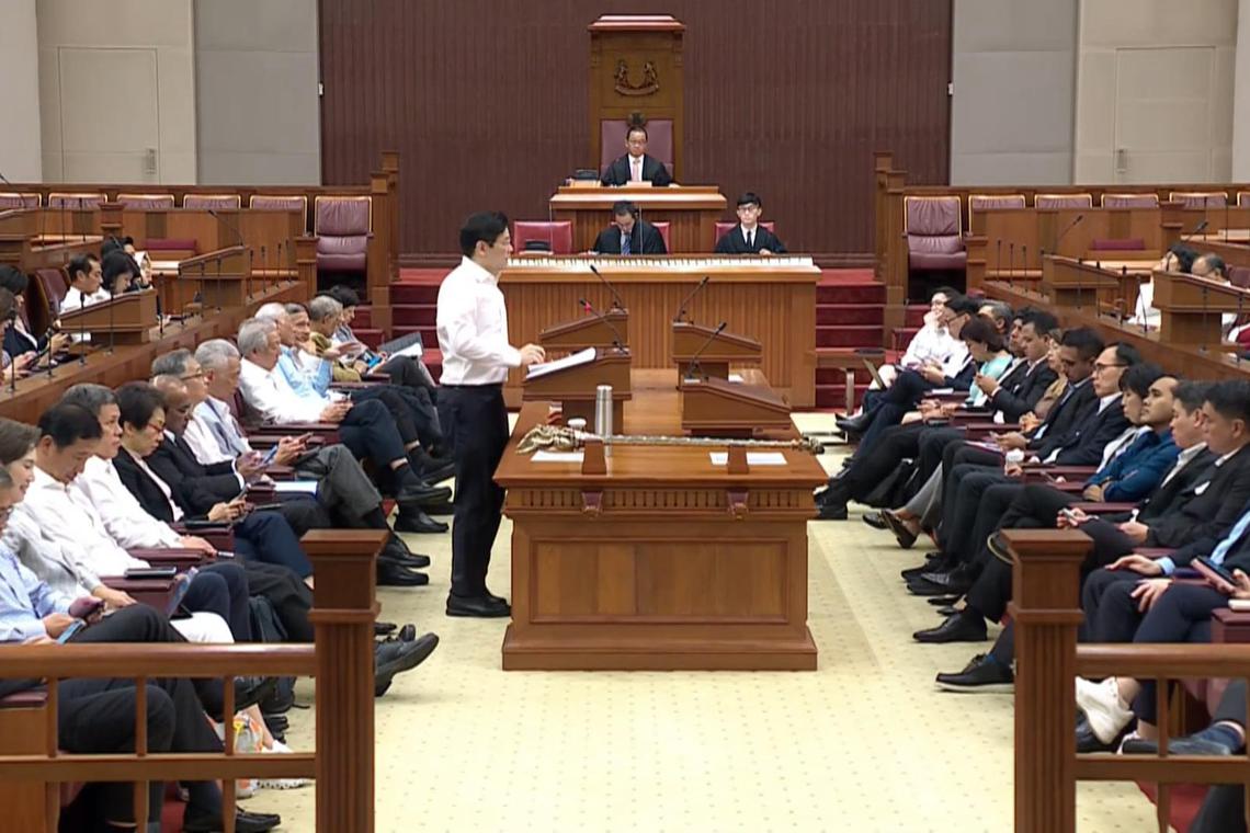 第15届国会的开会日期还未公布,根据惯例,新一届国会开会时,总统会代表政府发表政府施政方针,之后由议员针对施政方针展开辩论。图为今年4月的国会。(档案照片)