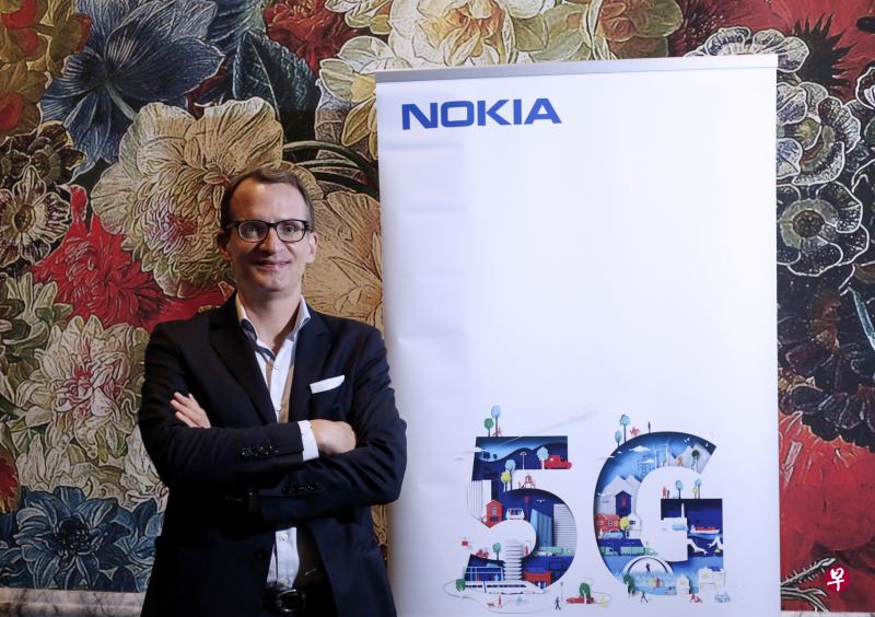 丹尼尔·杰格透露，诺基亚将在本地跟几个伙伴合作进行5G科技实验项目，将在未来几个月敲定后才对外公布。（梁麒麟摄）
