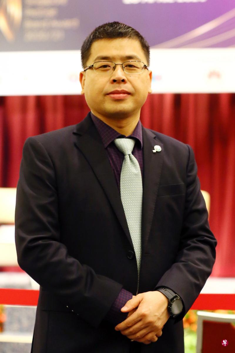 　华为国际首席执行长马建华。（施策文摄）