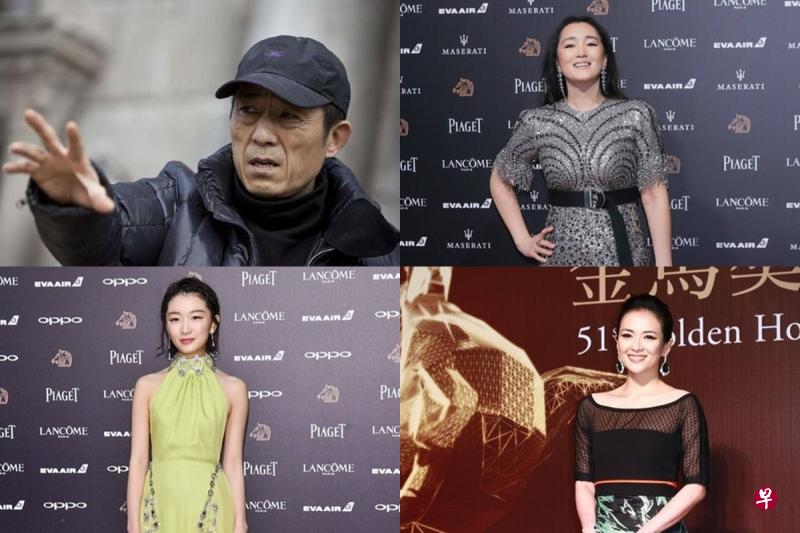 张艺谋公开选“谋女郎”的标准。曾演出他的作品的女艺人巩俐（右上）、章子怡（右下）、周冬雨（左下）等都一跃成为电影圈“大咖”。（互联网）