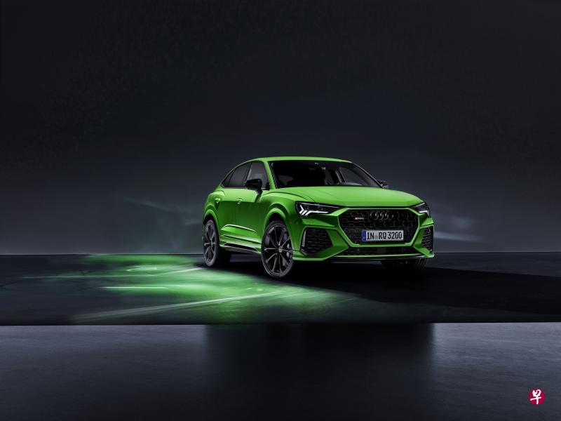 奥迪RS Q3 Sportback是绝对会让人回头多看一眼的性能车。（车商提供）