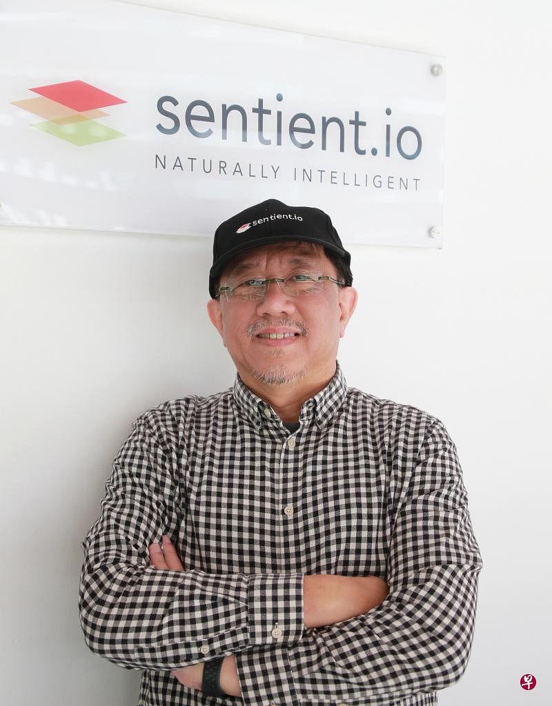 Sentient.io创办人兼总裁杨乃发：我相信AI将变得很强大，但为什么只有富人能够从AI受惠？我相信咖啡店的阿叔阿嫂也应该可以获益。（唐家鸿摄）