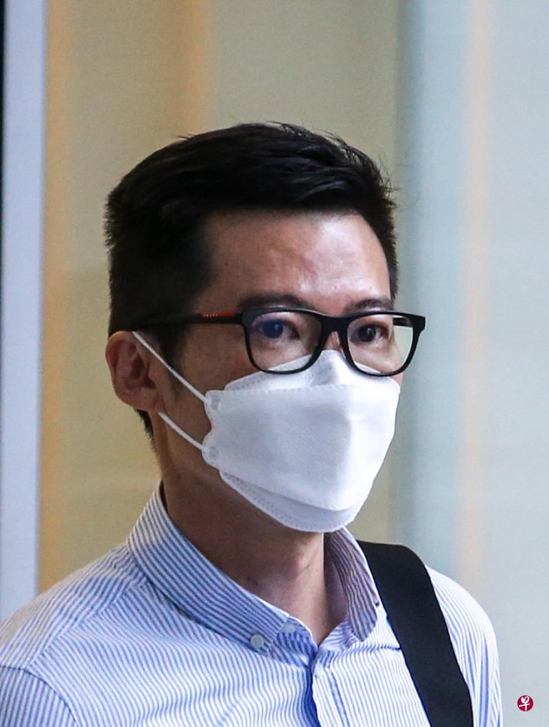 前杂志编辑林志强昨天被判罚款3000元。（海峡时报）