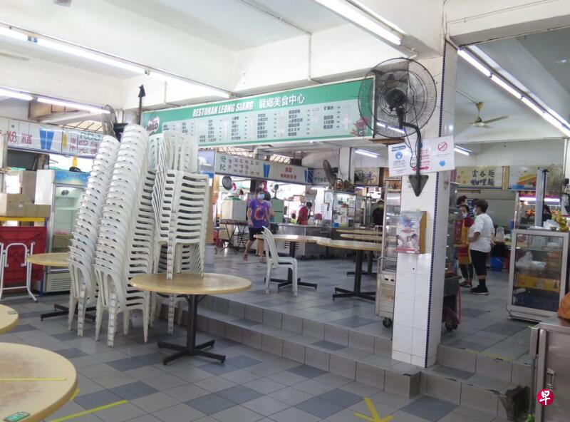 美食中心决定休业一个月，待疫情好转再复业。（中国报）