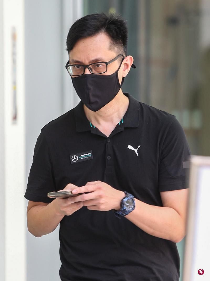 警曹长郭忠明昨天被判坐牢五个月。（叶振忠摄）
