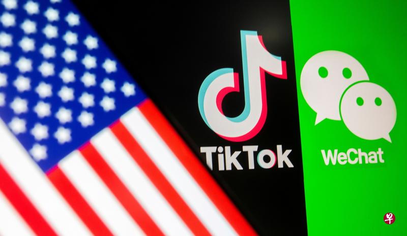拜登下令商务部审查，包括TikTok和微信在内的多款中国应用可能带来的安全隐患。（路透社档案照片）