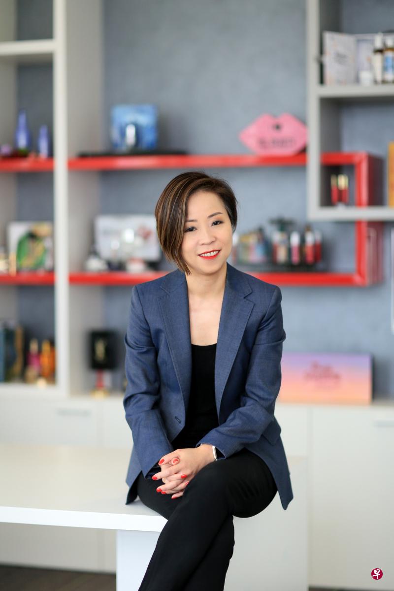 欧莱雅新加坡执行总裁林逸陶上任逾一年，最大成就感就是协助集团实践可持续发展目标。（龙国雄摄）