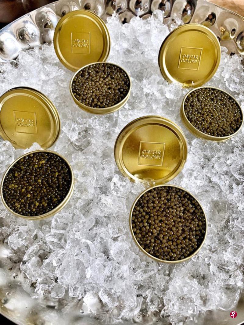 新加坡商人吴振源在2019年创办鱼子酱品牌Caviar Colony。