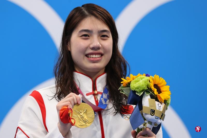张雨霏昨天在女子200米蝶泳及4X200米自由泳接力为中国泳队贡献了两枚金牌。（路透社）