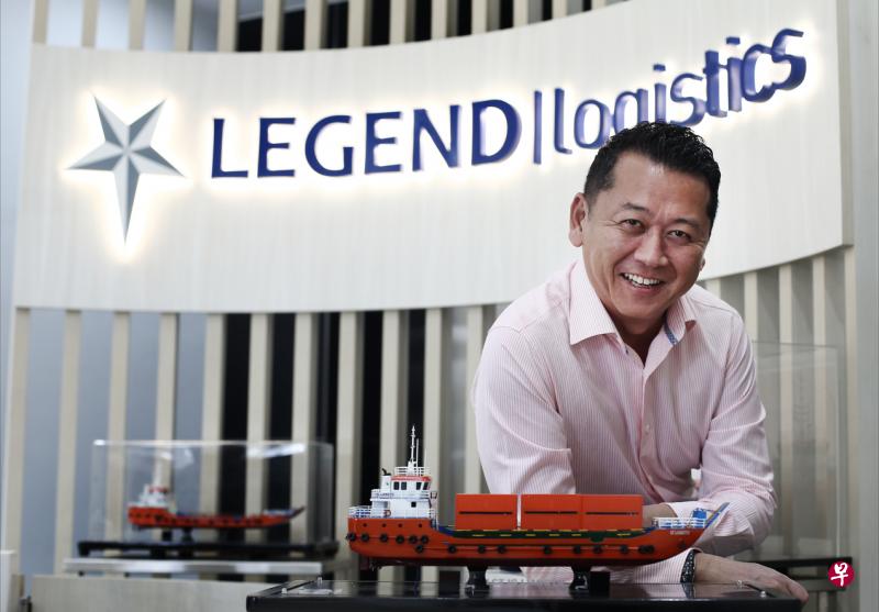 邓俊杰（50岁）立升物流（Legend Logistics）创办人兼总裁。（陈渊庄摄）