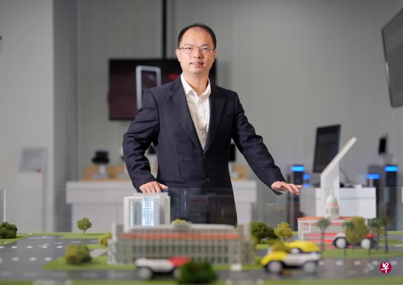 黄华瑜：新加坡作为东南亚人工智能创新中心，在这个领域具有巨大增长潜力，使它成为商汤科技全球化布局中的重要战略点之一。（谢智扬摄）
