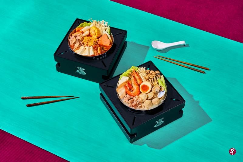 主打各种亚洲美味汤品的单人食福福锅。（餐馆提供）